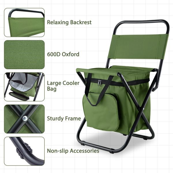 PVC Coating Anti Tear 1.33kg Outdoor Camping Chair