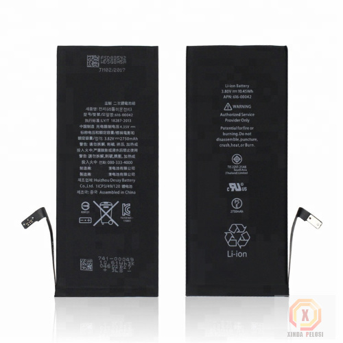 2018 New Products Apple spare parts Battery For iPhone 6sp Battery Replacement 2750 mah