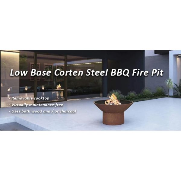 Large Size 3mm Thick Outdoor Cooking Grills With Circle Plancha