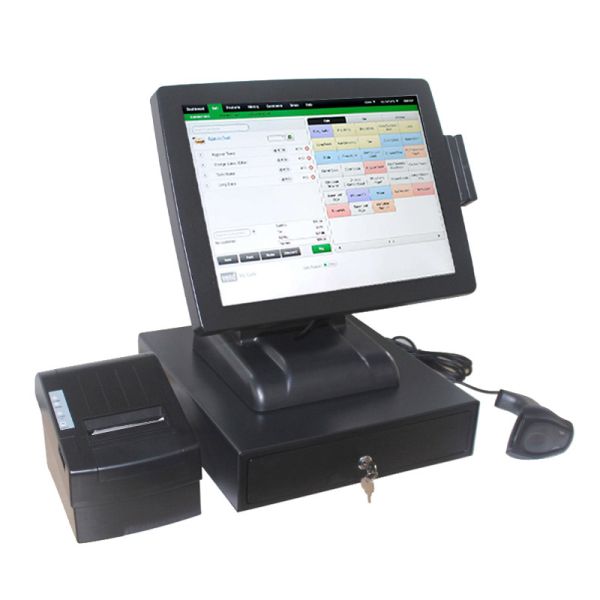 Buy 8 Digital Display 15 Inch 400cd/㎡ Touch Screen Pos Machine at wholesale prices