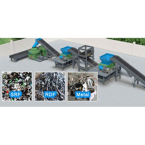 Xrido Industrial Waste Crusher for Metal Plastic Recycling