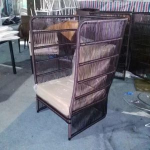 ODM UV Resistent Restaurant Cafeteria Outdoor Seating Dining Chair For Garden