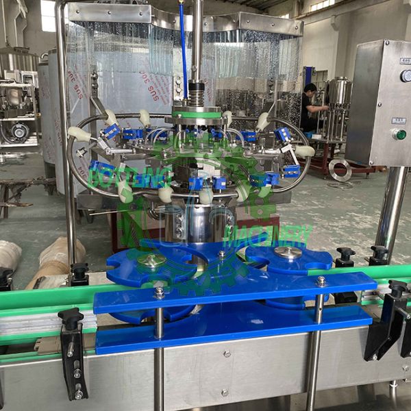 Three In One Crown Cap Beer Glass Bottling Machine
