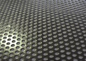 China Galvanized Round Hole Perforated Sheet Metal Panels For Construction And Decoration on sale
