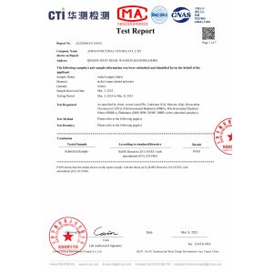 Aiwei Functional Textile Co., Ltd Certifications