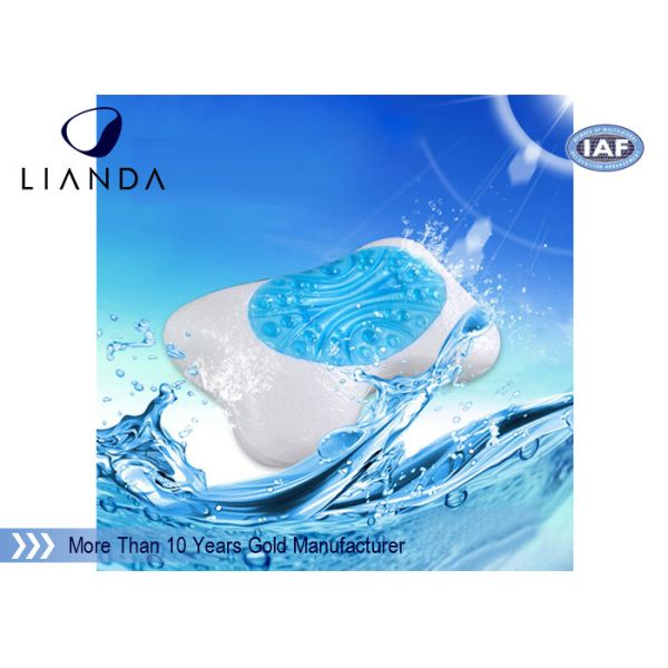 Reversible Cool Gel Memory Foam Pillow for Sleeping health care , cool gel contour pillow