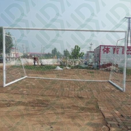 Customized Lightweight Soccer Goal Metal Football Goal With Nylon Nets Steel Post