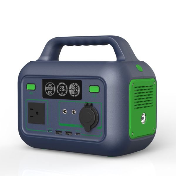 Camping 300W Portable Power Station Lithium Solar Power Station Outdoor Type C Input PD60W