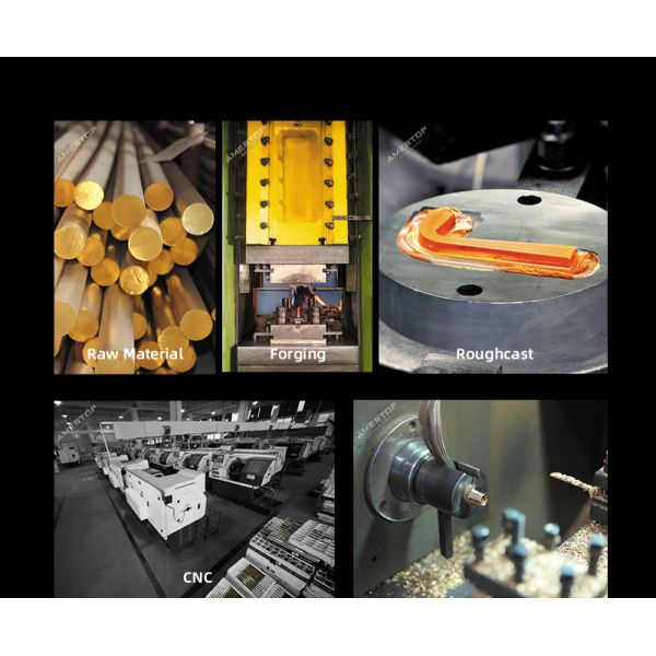 Copper Kitchen Handles 128mm