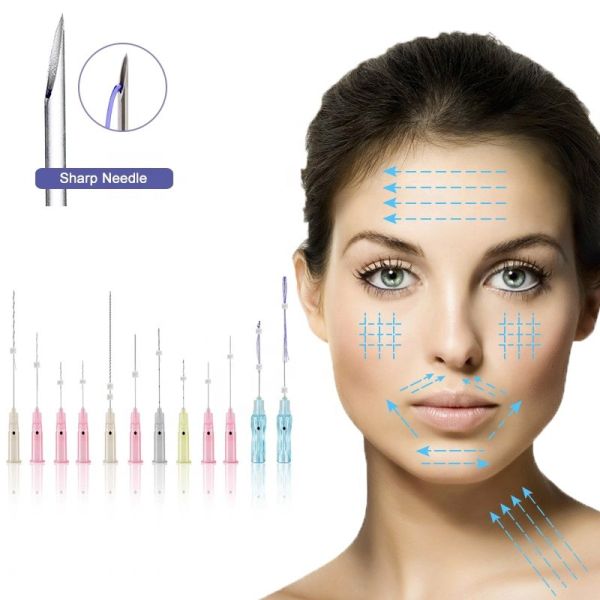 Korea Pdo Medical Suture Face PDO Thread Lift Pcl Sharp 26G 27G Gauge