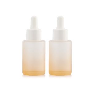 1OZ Frosted Glass Dropper Bottles For Cosmetic Packaging