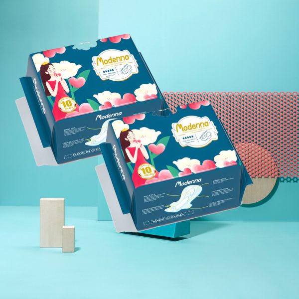 Dry Ultra Thin Disposable Sanitary Pads Ladies Sanitary Napkin Women With Mint