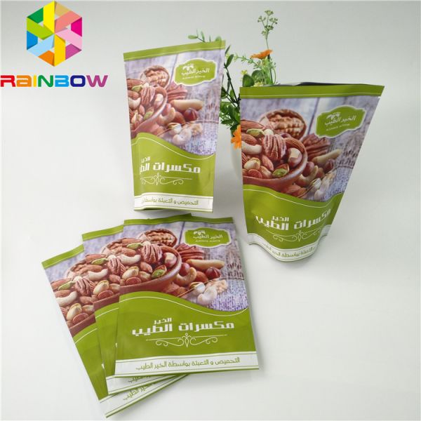 Digital Printing Stand Up Foil Packaging Bags Laminate Material Logo Customized