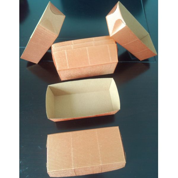 Strong Frame Hamburger Paper Lunch Box Machine High Precision 120 - 180 Pcs / Min