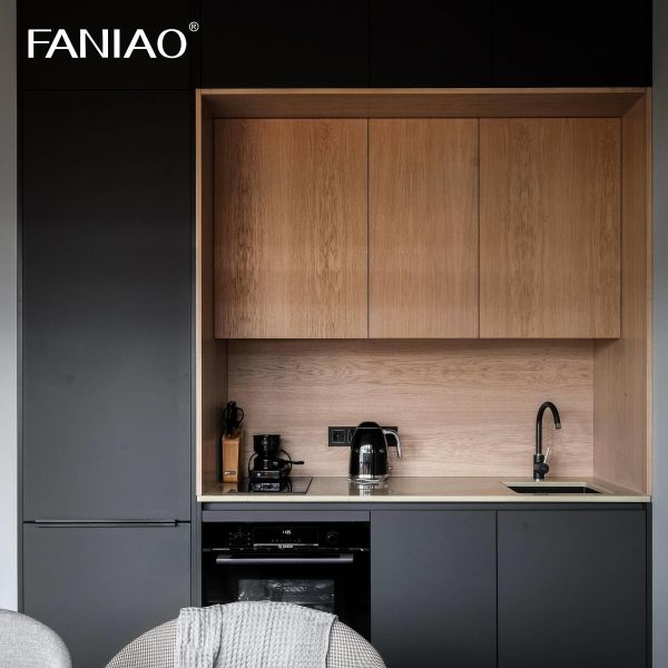 Custom Kitchen Countertop With Cabinet Mini Hotel Apartment Kitchenette Modular Melamine Kitchen Cabinets