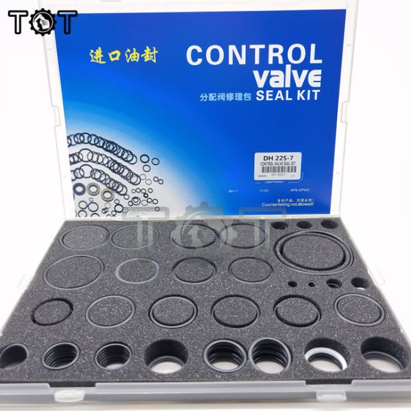 TOT DH225-7 Main Control Valve Seal Kit K1025391 O Rings For Hydraulic Valves