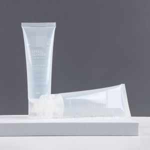 Quality Customized Clear Plastic Cosmetic Tube Round Big 150ml 250ml for sale