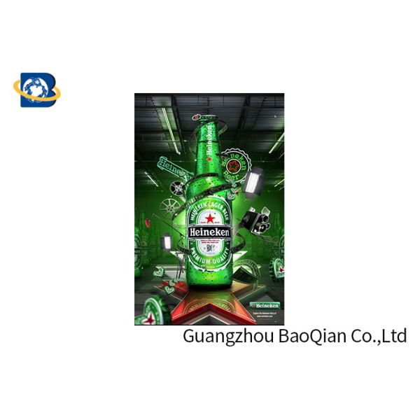 Custom 3D Poster Printing , 3D Lenticular Wall Art Picture Catch People's Eyes