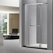 Waterpoof Aluminum Hinged Door Shower Room Double Tempered Glass