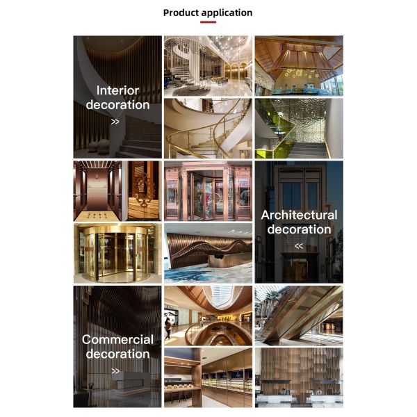 3.0mm Mirror 304 Black Decorative Stainless Steel Sheet Gold Nano Stainless Steel Plate