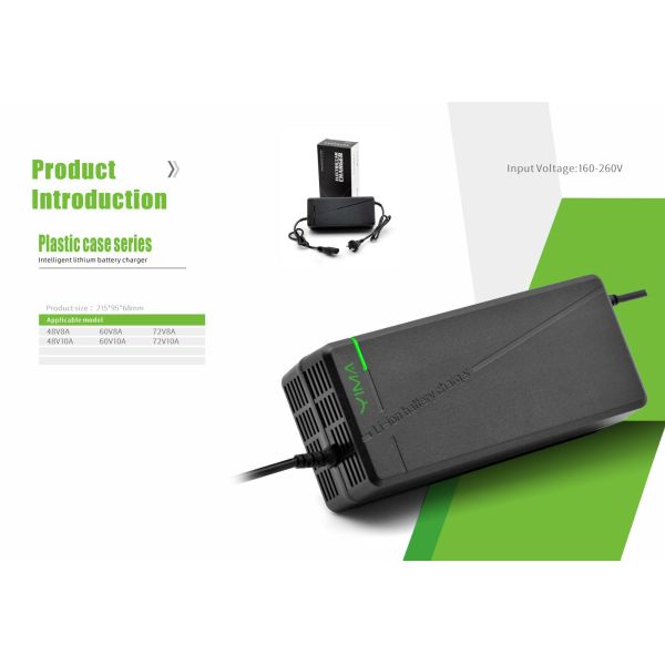 Durable Plastic Case Intelligent Lithium Battery Chargers YM-R15-SK