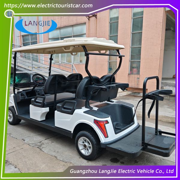 48 Volt Club Car Four Seater Electric Car AC Controller Electric Golf Club Cart For Hotel