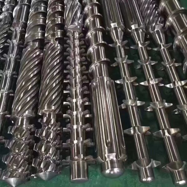 38CrMoAla Nitrided Treatment Plastic Extruder Screw and Barrel