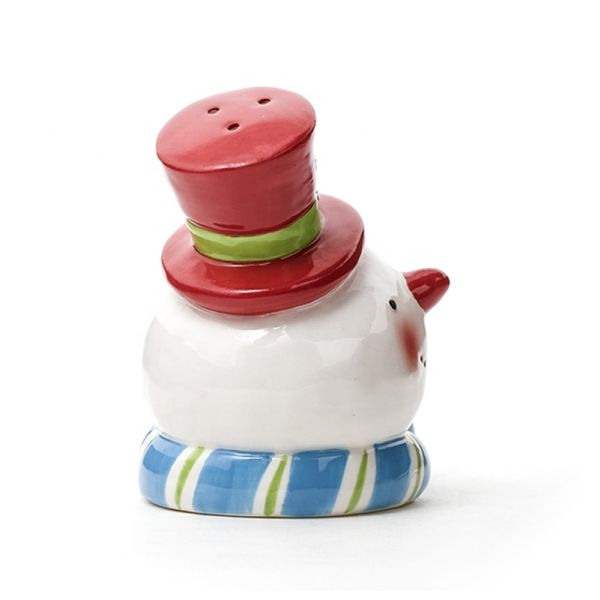 Lovely 3d Ceramic Spice Set Cruet Set Salt And Pepper Shaker Pots For Christmas