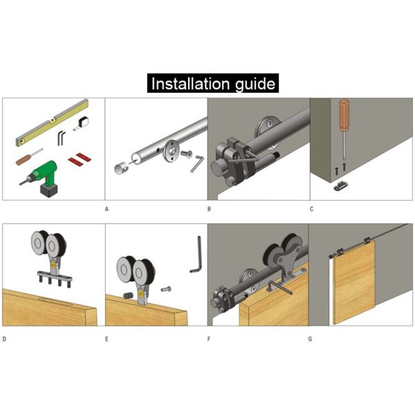 Modern MDF Internal Wooden Sliding Doors 50mm Thick Solid Wood