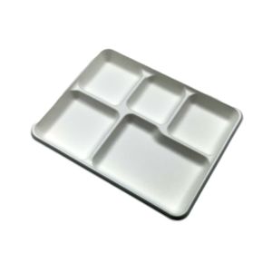 Buy cheap School Bagasse Biodegradable Food Trays 260x210x24mm from wholesalers