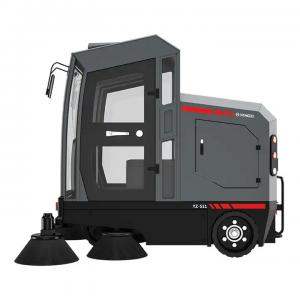 China YZ-S12 All Closed Industrial Ride-on Floor Sweeper Machine Park Road Street Sweeper Car on sale