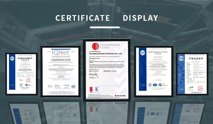 Commercial Aluminum Stacker Door Exterior Double Tempered Glass