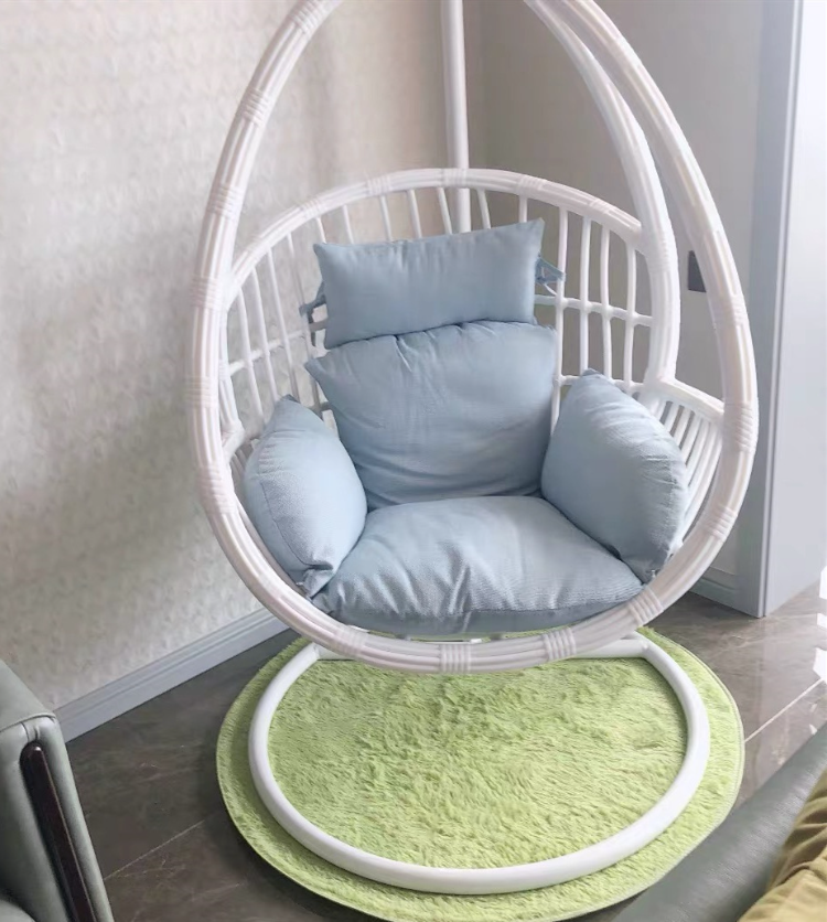 Outdoor Balcony Rocking Imitation Rattan Double Hammock Bird Nest Chair 0.5m DY-NC1