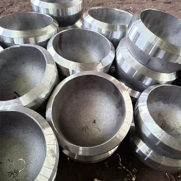 Sch80 Carbon Steel End Cap A234 Black 8" Sch40 Butt Weld End Cap