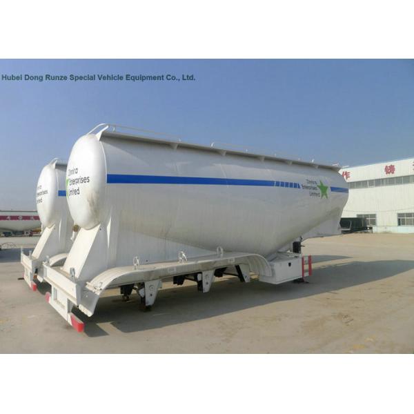 Bulk Cement Tank Semi Trailer For Transportation , Tanker Truck Trailer 40cbm Capaciy