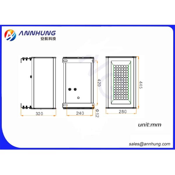 White LED Aviation Warning Lights Flash Mode High Intensity Type A