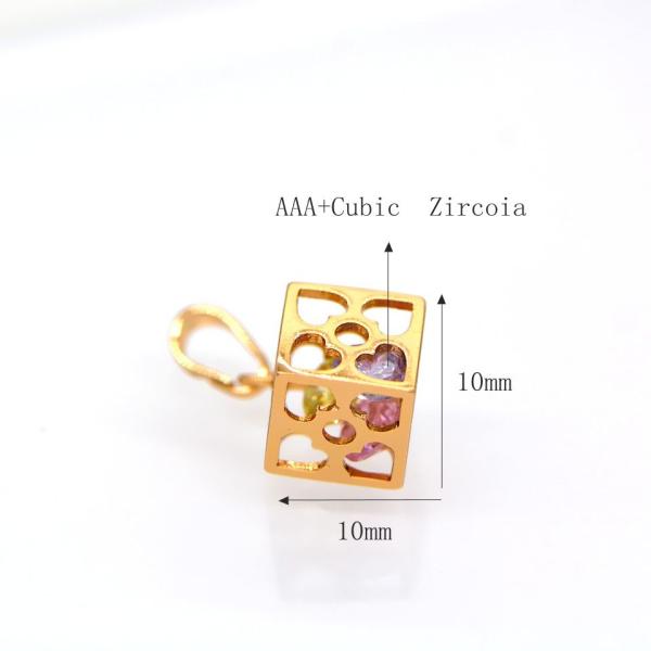 Vintage jewelry Pendants Necklaces Earrings Set For Women 18K Real Gold Plated