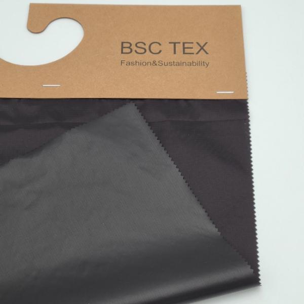 Ribstop PU Coated Nylon 45gsm Recycled Waterproof Fabric 20D X 20D