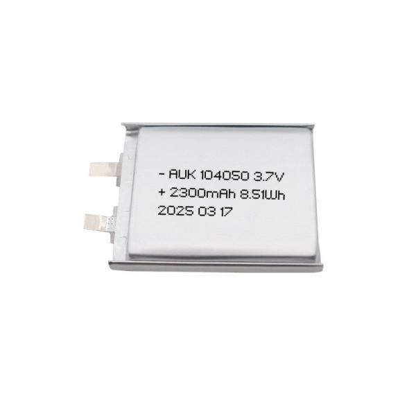 AUK 104050 3.7V 2300mAh Ultra-Low Temperature -40℃ lipo Battery For Heated Clothing And Low-Temperature Environment Products