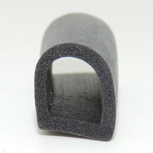 China D Type Foam Rubber Sealing Strip / U Shaped Weather Stripping Door Seal Strip on sale