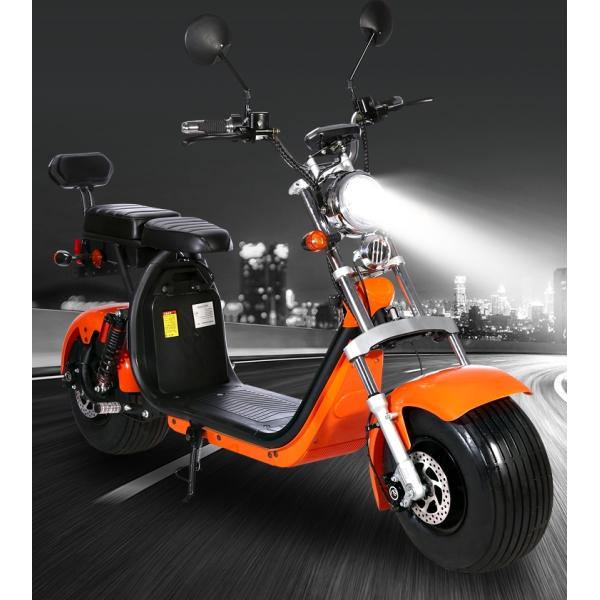 Fat Tire Harley Citycoco Electric Scooter 2000w 2 Wheel Long Range