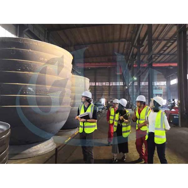 5mm 5000mm Hemispherical Elliptical Dish Head End Ss316L Ellipsoidal Shaped