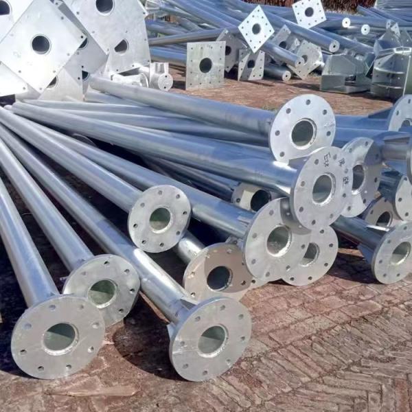 3 Legged Steel Tubular Self Supporting Hot Dip Galvanized 40m Telecom Cell Tower