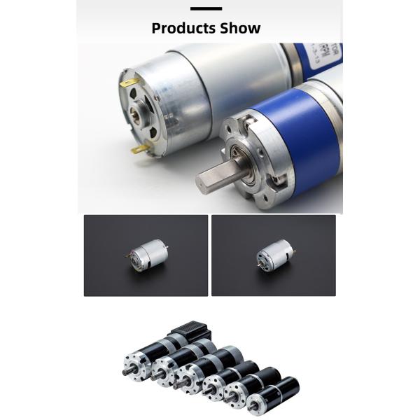 Faradyi Customized 42mm Long Life and Low Noise Brush Planetary Gear Motor 12V 24V for Power Tools