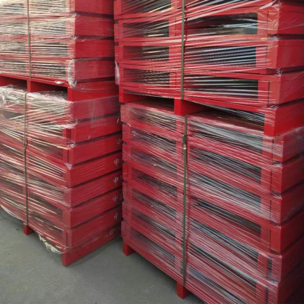 Two Way Fork Heavy Duty Warehouse Steel Pallet / Metal Pallet