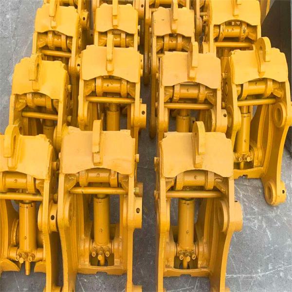 Hydraulic Excavator Quick Tilt Coupler , Q355B Mini Digger Quick Hitch