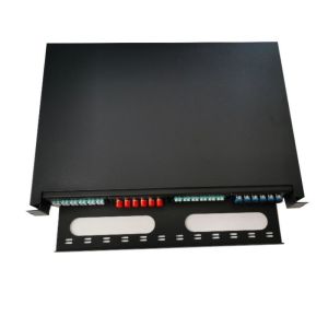Buy cheap Rack Mount Fiber Optic Patch Panel 1U Ventilated 19 Inch ODF 24 Core from wholesalers