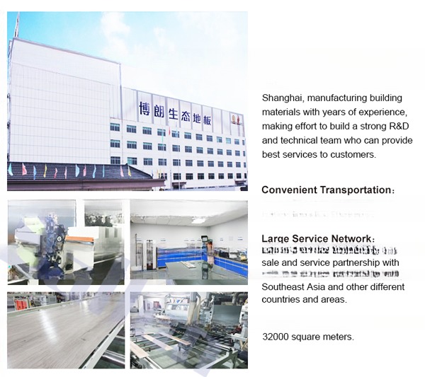 100% Virgin Material Spc Vinyl Click Flooring in Zhejiang Wear Resistant and Anti-slip