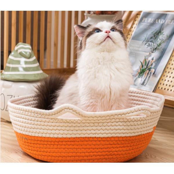 cat basket bed