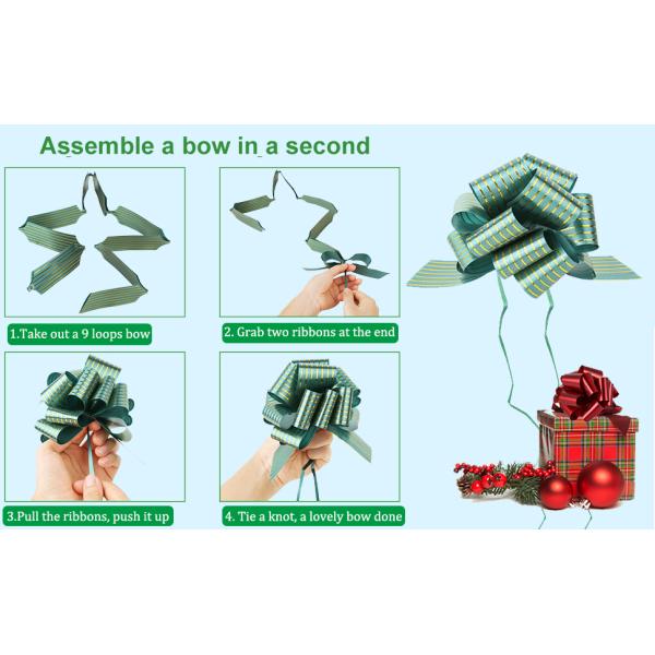 red bows christmas decorations